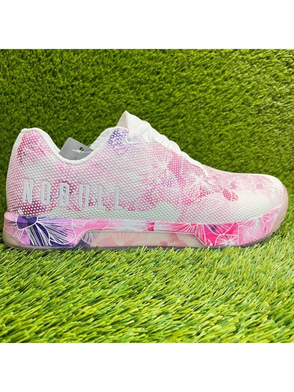 Nobull Impact Trainer Mens Size 16 Pink White Athletic Running Shoes Sneakers - Picture 1 of 10